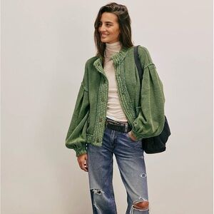 Free people We The Free Cute In This Cardi frosty spruce green